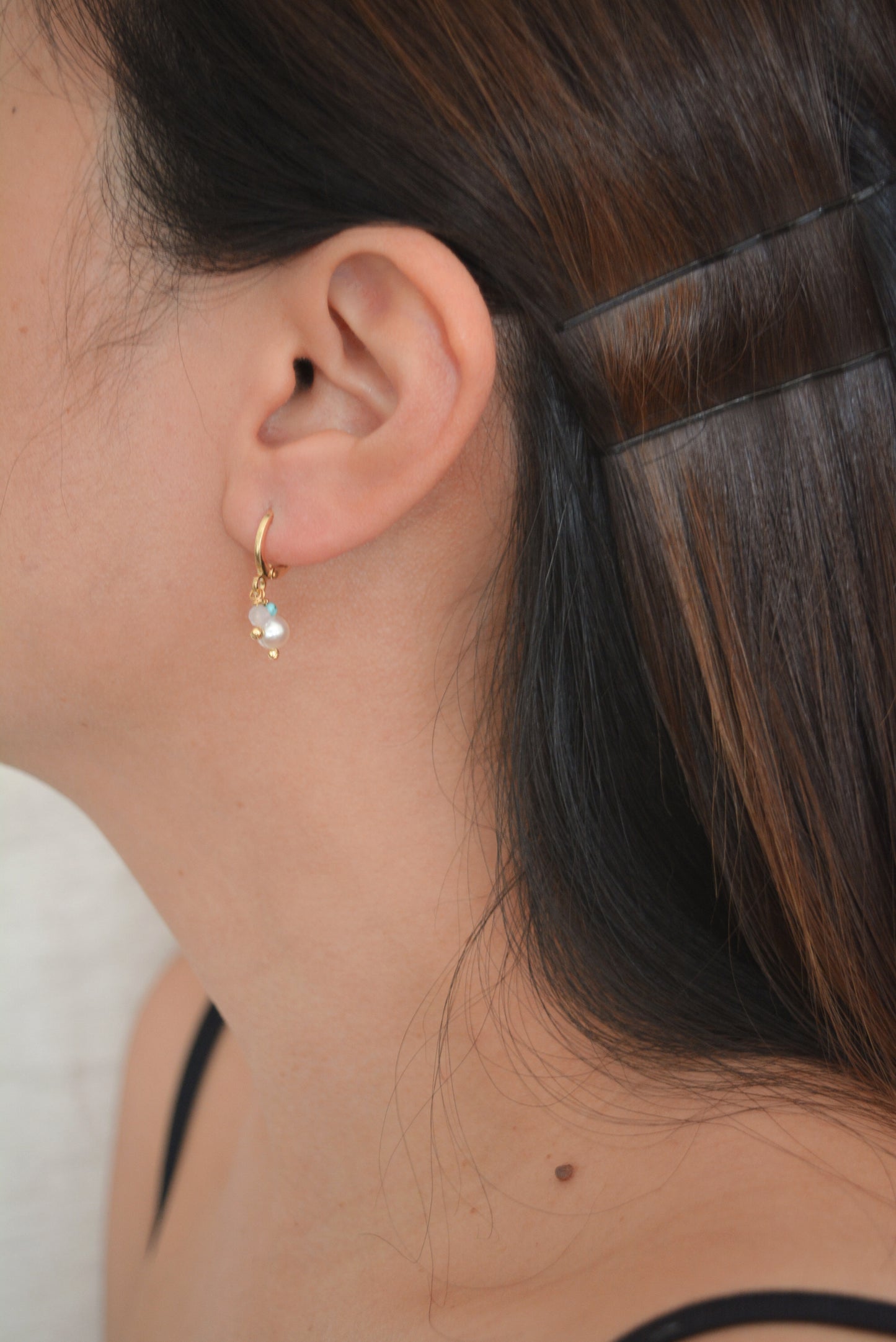 Boucle d'oreille Kunzite