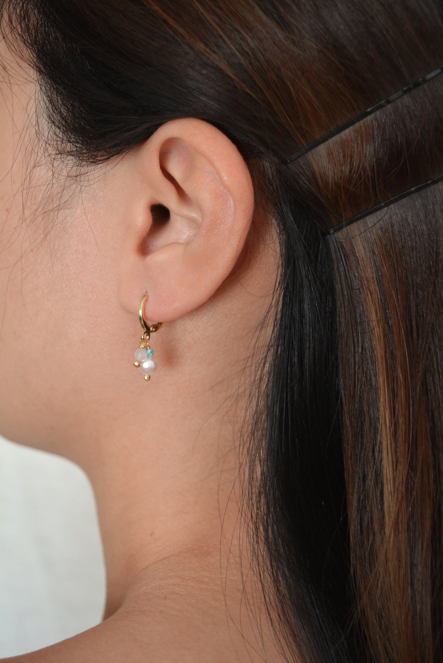 Boucle d'oreille Kunzite