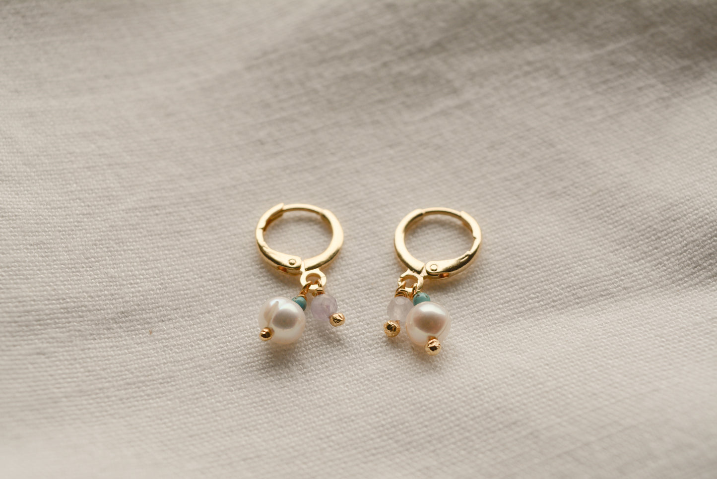 Boucle d'oreille Kunzite