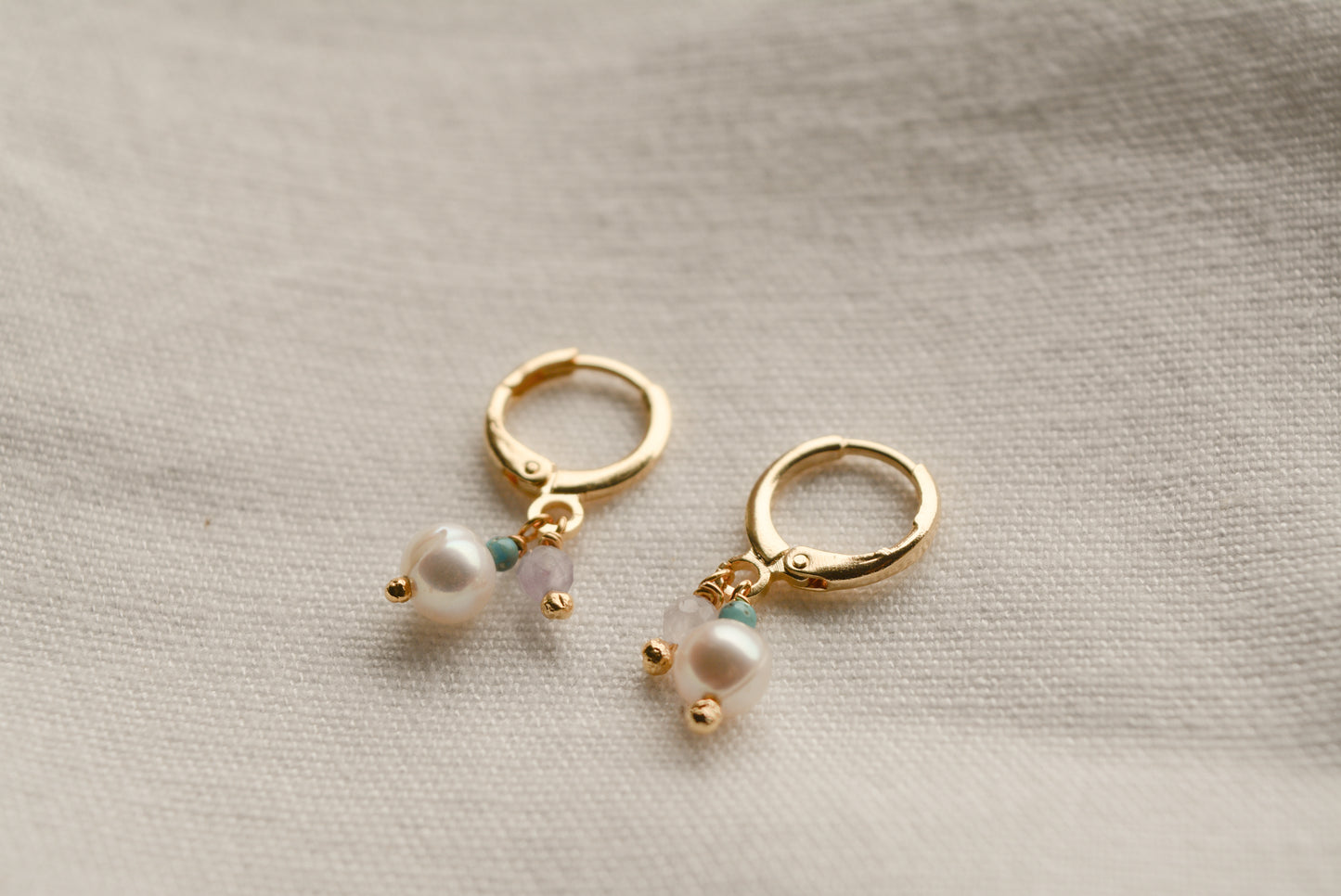 Boucle d'oreille Kunzite